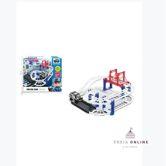 Pista Infantil De Policia Con Accesorios