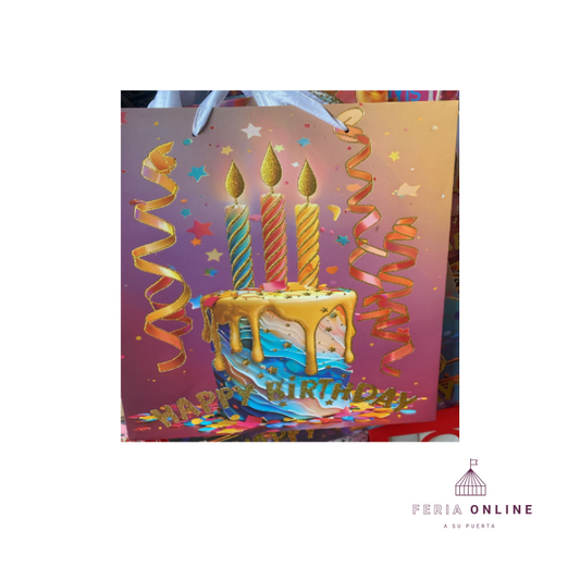 Bolsa De Regalo Globos 25X30 12PCS