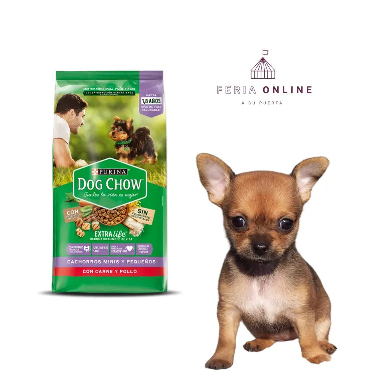 Dog Chow Cachorros Minis y Pequeños