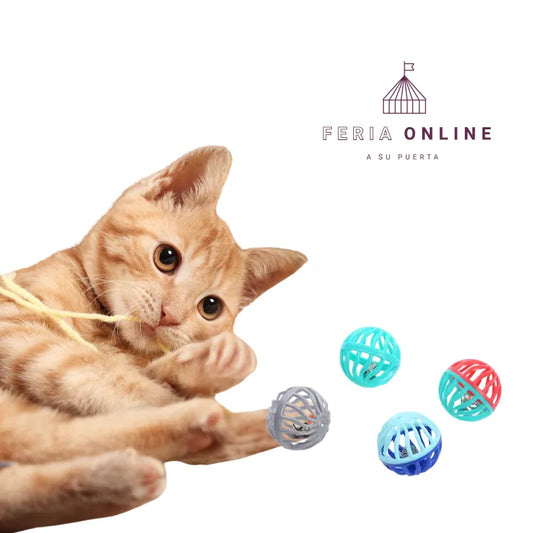 Pelotas Para Gato Rejilla 4 CM