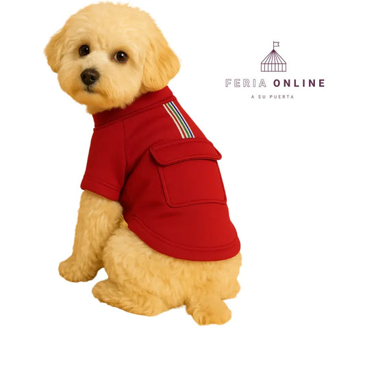 Buzo Con Bolsillo Trasero Para Mascotas