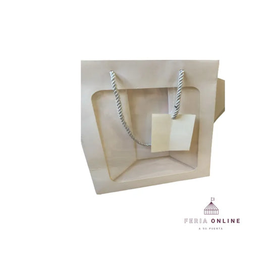 Bolsa De Regalo Con Ventana 25X18