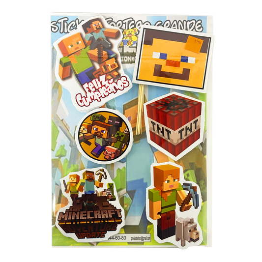 Sticker Tortero Minecraft