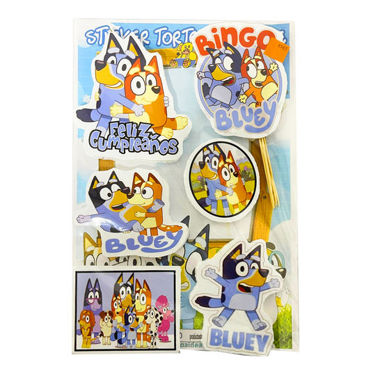 Sticker Tortero Bluey