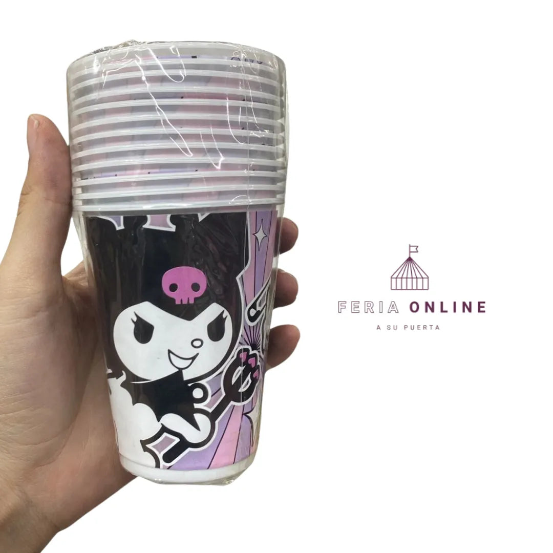 Vasos Fiesta Para Niña