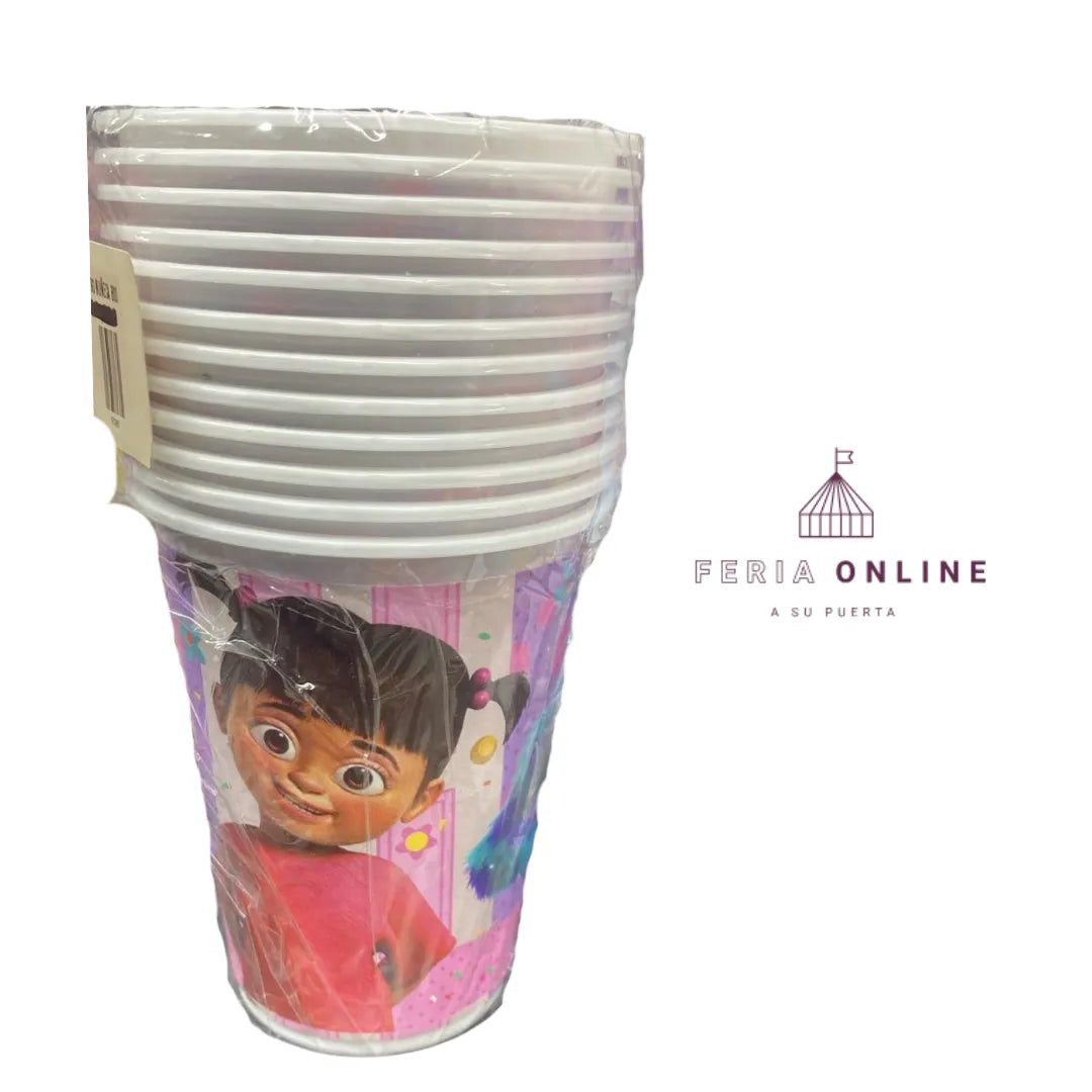 Vasos Fiesta Para Niña