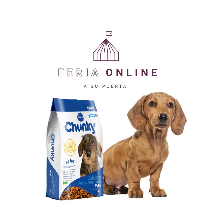 Chunky Perros Adultos de Razas Pequeñas Pollo y Arroz