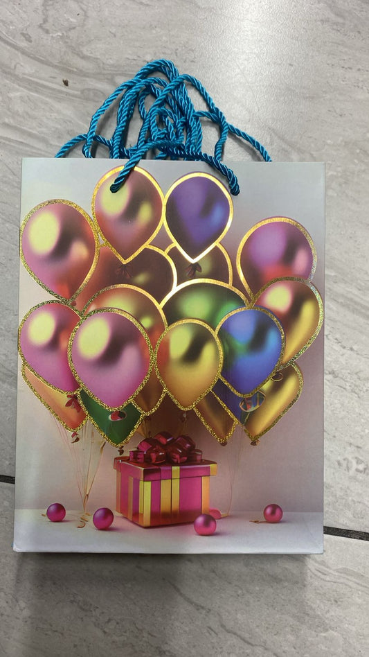 BOLSA DE REGALO GLOBOS