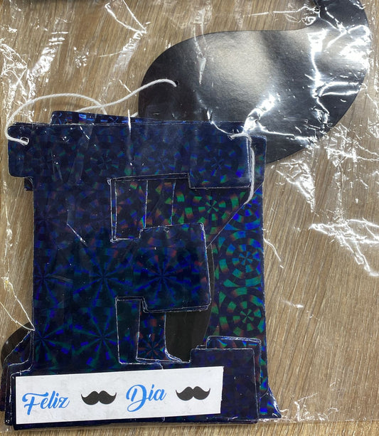 letrero feliz dia mostacho