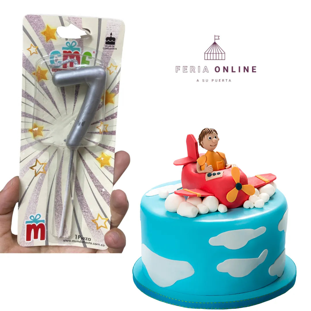 Velas Premium Símbolos Plateados