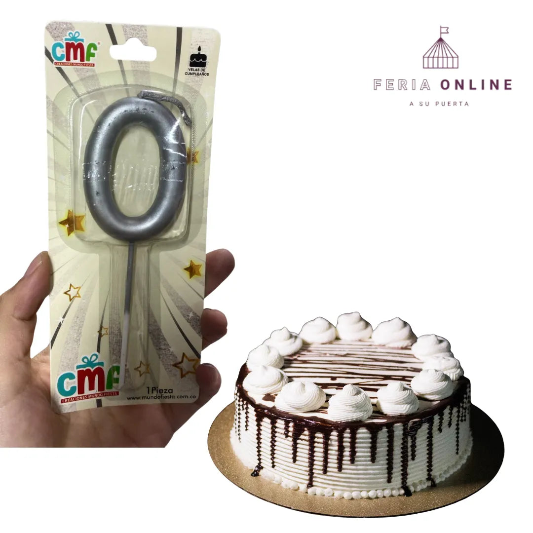 Velas Premium Símbolos Plateados