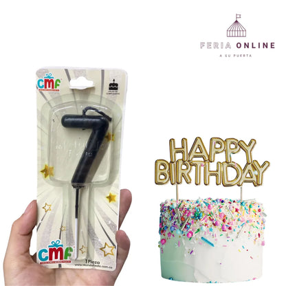 Velas Premium Símbolos Negros