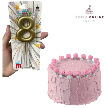 Velas Premium Símbolos Dorados