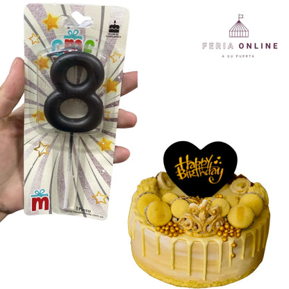 Velas Premium Símbolos Negros