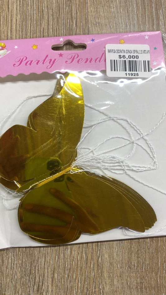 mariposa decorativa espiral