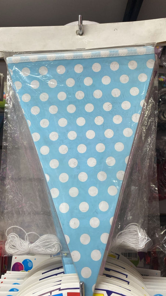 BANDERIN POLKA AZUL