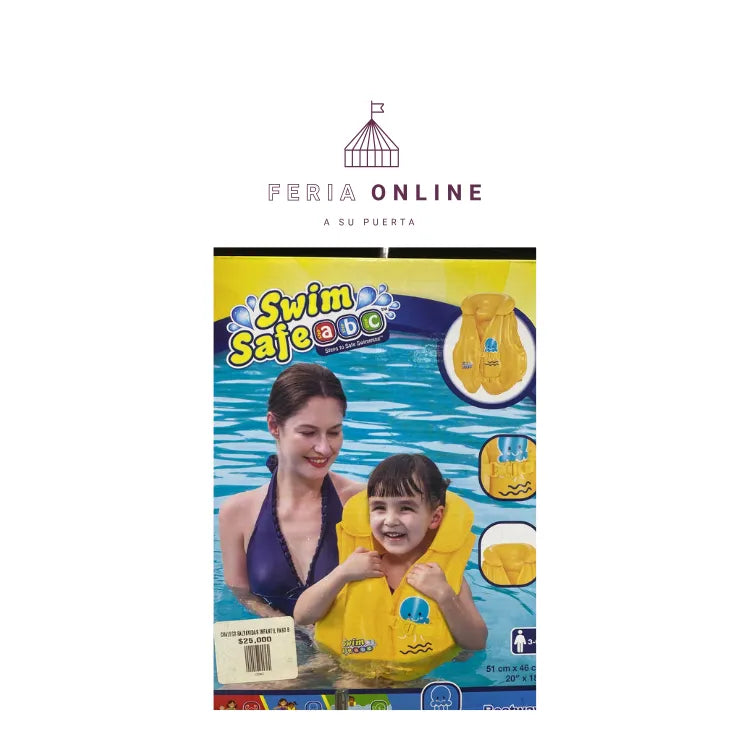 CHALECO SALVAVIDAS INFANTIL PASO B