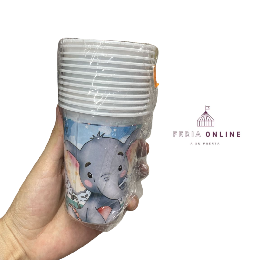 Vaso Desechable Elefante Niño