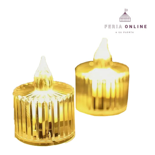 Vela LED Corrugada