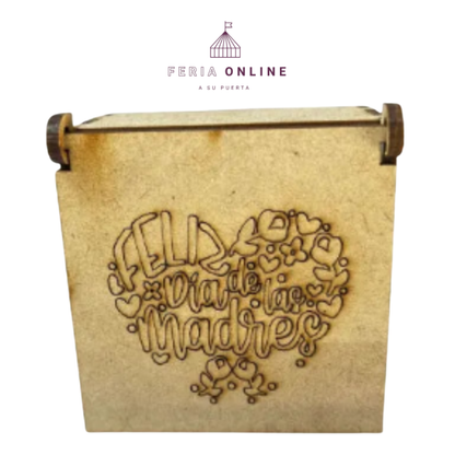 Caja Corazones Feliz Día De Las Madres