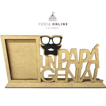 Portaretrato papá - genial crudo