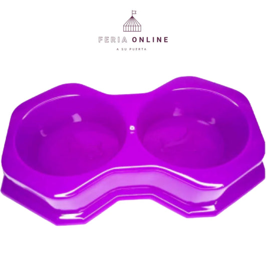 Comedero Hexagonal Doble