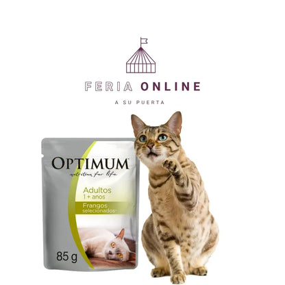 OPTIMUM Alimento Húmedo para Gatos Adultos
