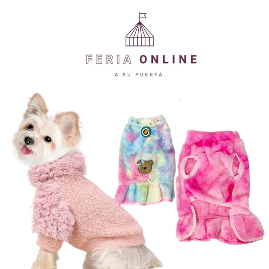 Vestido Peluche Arcoirís