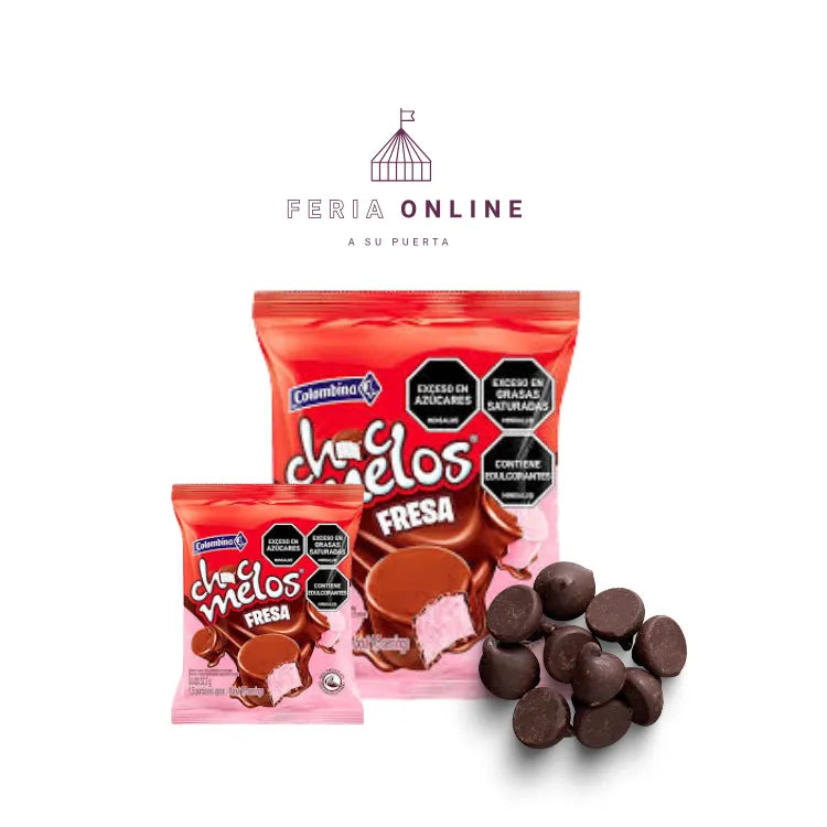 CHOCMELOS SNACK FRESA