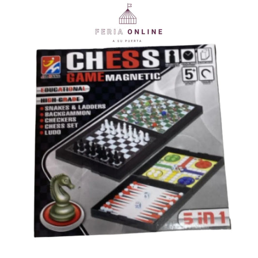 Juego De Mesa 5 En 1