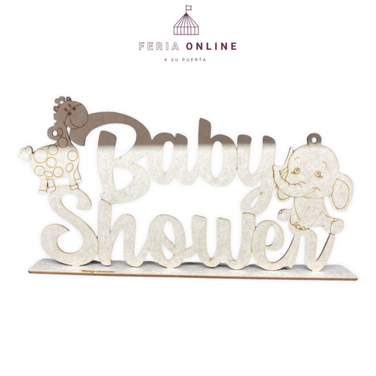 Letreros De 35*13CM Pequeño Baby Shower