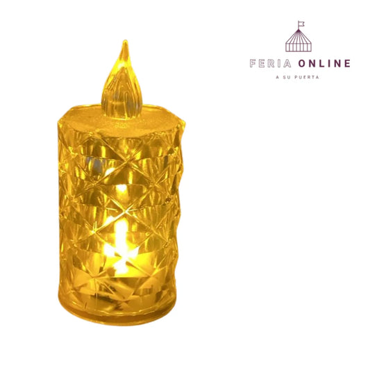 vela led decorativa rombo