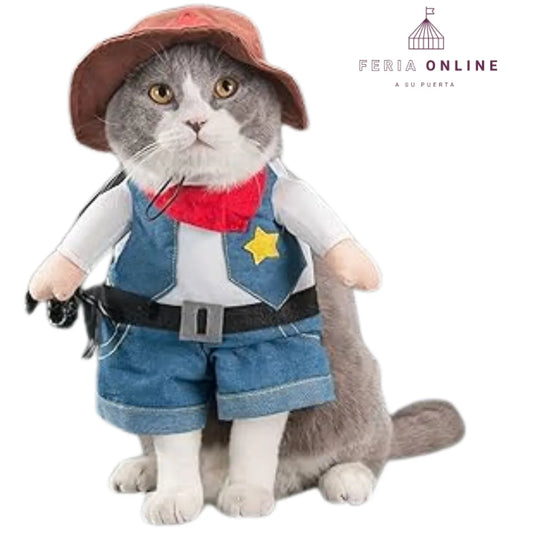 Disfraz Vaquero Para Gato