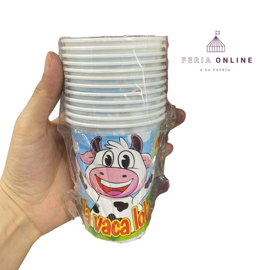 Vaso Desechable Vaca Lola