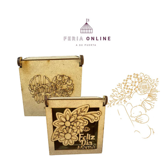 Caja feliz dia mamá