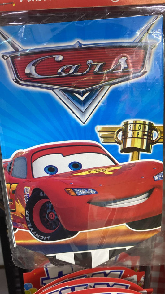 LETRERO PUNTA PERSONAJE CARS