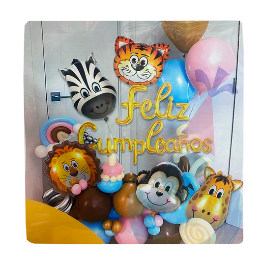 Bouquet de Piso Feliz Cumplaños Animales