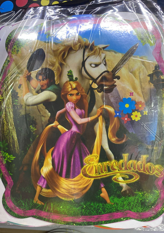 LETRERO FELIZ CUMPLEAÑOS ENREDADOS