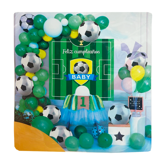 Bouquet Completo Feliz Cumpleaños Cancha de Fútbol