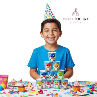 Vaso Desechable Baby Shark