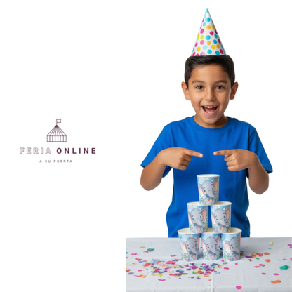 Vaso Desechable Elefante Niño