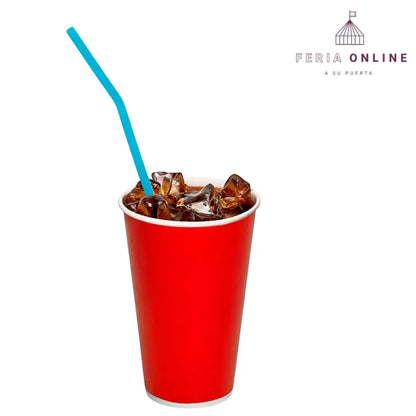 Pitillo Flexible colores