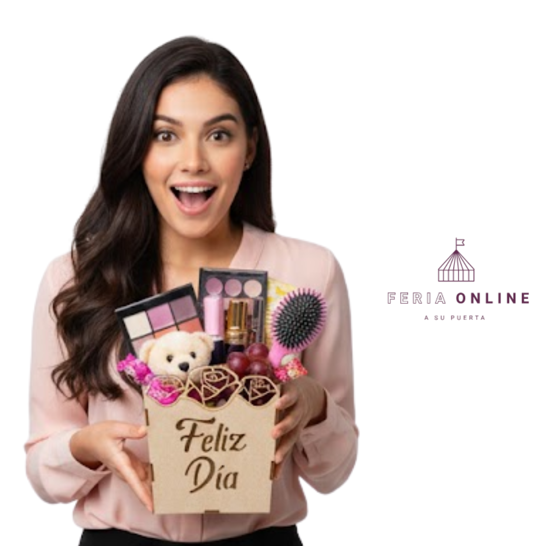 Ancheta Canasta Rosas-Crudo