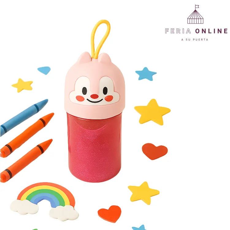 SLIME OLA REDONDA+PERLADA 12.5CMX55.5CM AMARILLO