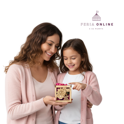 Caja Flores Día De La Madre