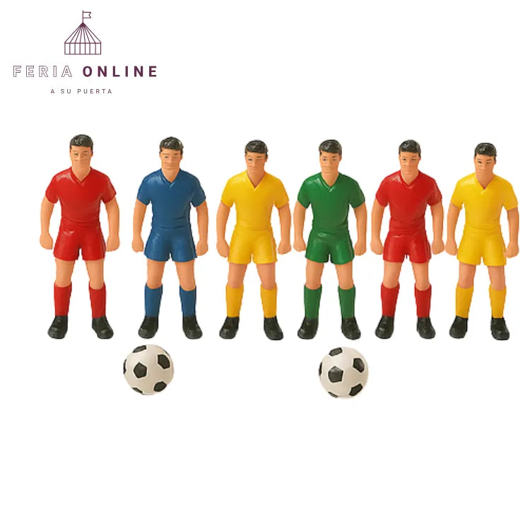 MUÑECOS FUTBOLISTAS X 2