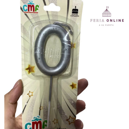 Velas Premium Símbolos Plateados