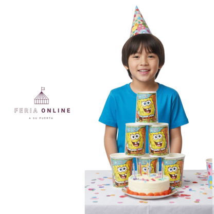 Vaso Desechable Bob Esponja