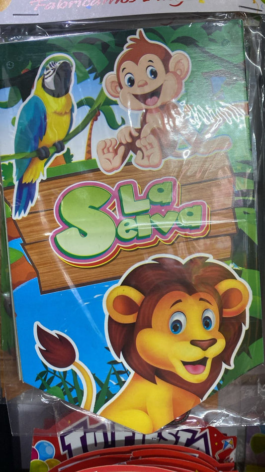 LETRERO PUNTA PERSONAJE SELVA