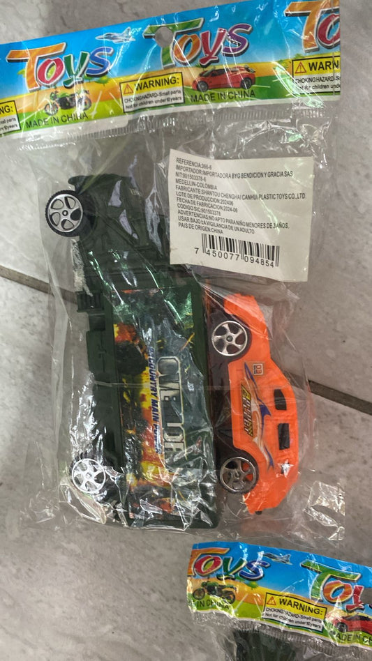 SET CAMION DE CARROS X6